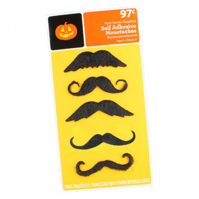 5Pcs Fake Beard Realistic Stylish Decorative Easy to Use Odorless Self-adhesive Novel Easily Removed Fake Mustache Halloween Supplies 5Pcs Fake Beard Realistic Stylish Decorative Easy to Use Odorless Self-adhesive Novel Easily Removed Fake Mustache Halloween Supplies
