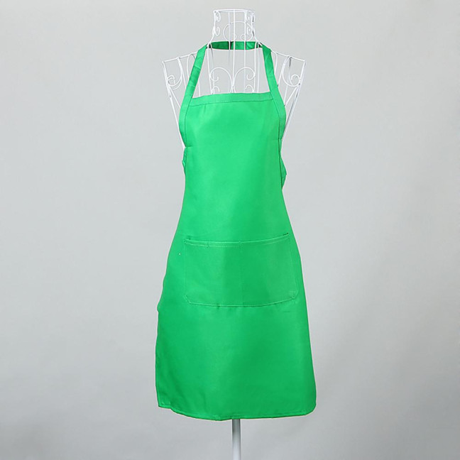 Kitchen Apron with Pocket Waterproof Oil-proof Sleeveless Grease Resistant Cooking Apron for Baking