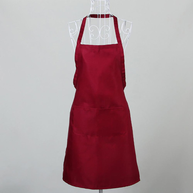 Kitchen Apron with Pocket Waterproof Oil-proof Sleeveless Grease Resistant Cooking Apron for Baking