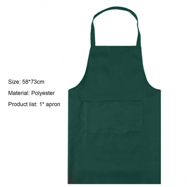 Kitchen Apron with Pocket Waterproof Oil-proof Sleeveless Grease Resistant Cooking Apron for Baking