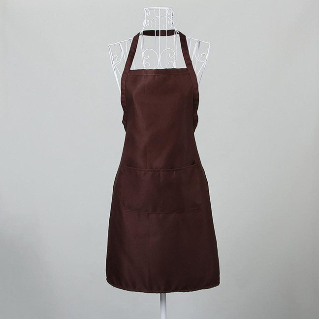 Kitchen Apron with Pocket Waterproof Oil-proof Sleeveless Grease Resistant Cooking Apron for Baking