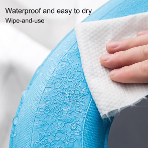 Flexible Toilet Cover All-inclusive Self-adhesive Waterproof Dorm Home Toilet Seat Thick Cushion Bathroom Accessory