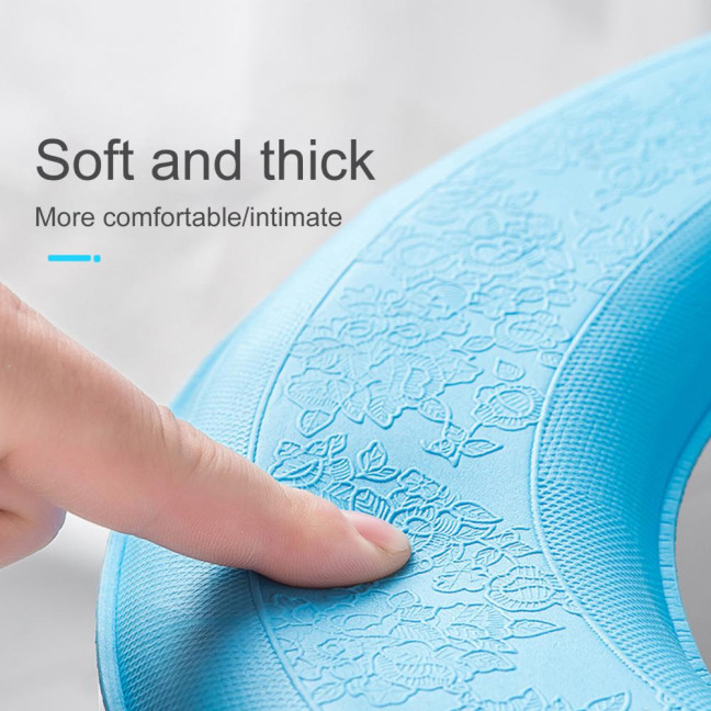 Flexible Toilet Cover All-inclusive Self-adhesive Waterproof Dorm Home Toilet Seat Thick Cushion Bathroom Accessory