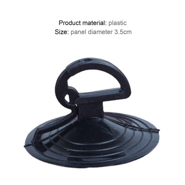 20Pcs Suction Cup Strong Suction Powerful Sun-proof Punch-free 3.5cm Car Sunshade Clear Sucker Hook for Home