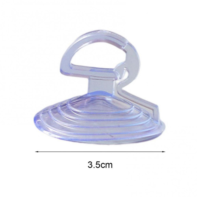 20Pcs Suction Cup Strong Suction Powerful Sun-proof Punch-free 3.5cm Car Sunshade Clear Sucker Hook for Home