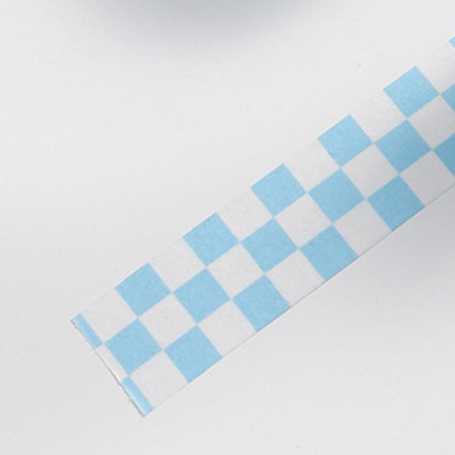 1 Roll Washi Tape Sticky Adhesive Clear Print Removable Fade-resistant Scrapbooking Washi Checkerboard Pattern Paper Tape for Kids 1 Roll Washi Tape Sticky Adhesive Clear Print Removable Fade-resistant Scrapbooking Washi Checkerboard Pattern Paper Tape for Kids