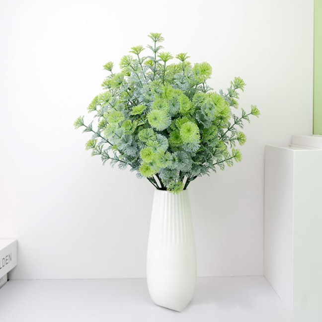 Realistic Artificial Grass Decorative Delicate No Watering Natural 7 Fork Green Simulation Plant Home Decor Realistic Artificial Grass Decorative Delicate No Watering Natural 7 Fork Green Simulation Plant Home Decor