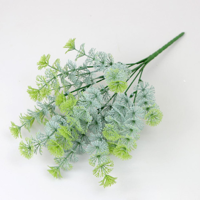 Realistic Artificial Grass Decorative Delicate No Watering Natural 7 Fork Green Simulation Plant Home Decor Realistic Artificial Grass Decorative Delicate No Watering Natural 7 Fork Green Simulation Plant Home Decor