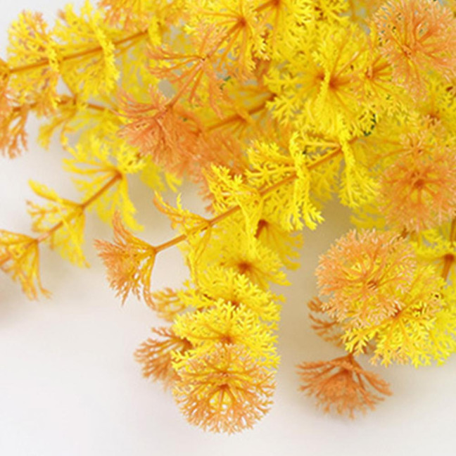 Realistic Artificial Grass Decorative Delicate No Watering Natural 7 Fork Green Simulation Plant Home Decor Realistic Artificial Grass Decorative Delicate No Watering Natural 7 Fork Green Simulation Plant Home Decor