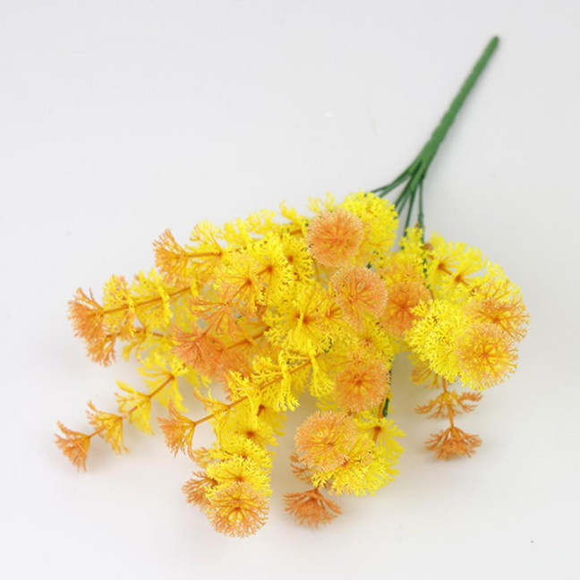 Realistic Artificial Grass Decorative Delicate No Watering Natural 7 Fork Green Simulation Plant Home Decor Realistic Artificial Grass Decorative Delicate No Watering Natural 7 Fork Green Simulation Plant Home Decor