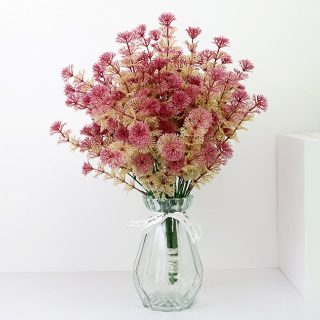 Realistic Artificial Grass Decorative Delicate No Watering Natural 7 Fork Green Simulation Plant Home Decor Realistic Artificial Grass Decorative Delicate No Watering Natural 7 Fork Green Simulation Plant Home Decor