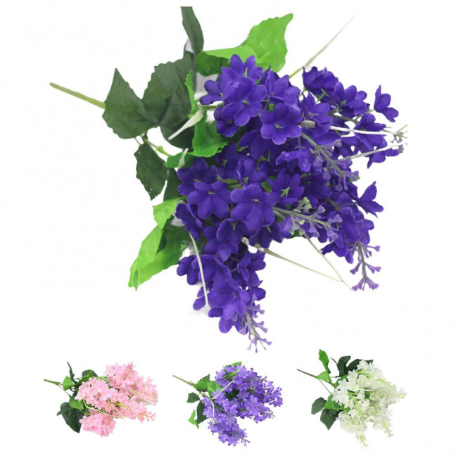 Realistic Artificial Flower Vivid Decorative Non-fading No Withering Aesthetic Floral Arrangement Fake Hyacinth Wedding Decor