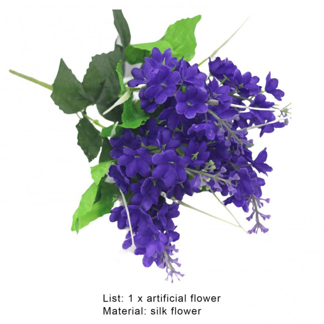 Realistic Artificial Flower Vivid Decorative Non-fading No Withering Aesthetic Floral Arrangement Fake Hyacinth Wedding Decor