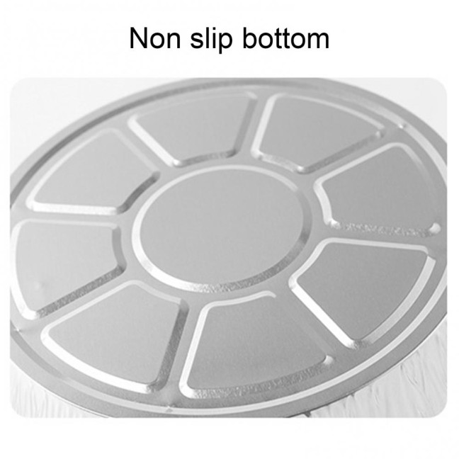 10Pcs Foil Bowl Oil-proof Heat-resistant Non-stick Stackable Recyclable Storing Round Meal Prep Aluminum Foil Pan for Barbecue