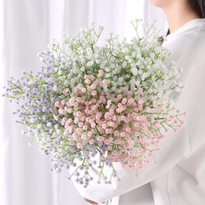Realistic Fake Gypsophila Vivid Non-fading DIY Bridal Bouquet Home Artificial Flower Household Supplies
