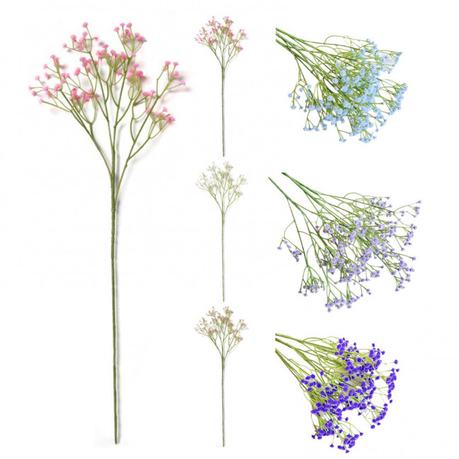 Realistic Fake Gypsophila Vivid Non-fading DIY Bridal Bouquet Home Artificial Flower Household Supplies