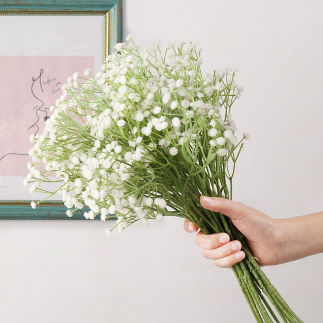 Realistic Fake Gypsophila Vivid Non-fading DIY Bridal Bouquet Home Artificial Flower Household Supplies