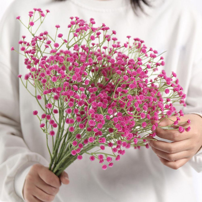 Realistic Fake Gypsophila Vivid Non-fading DIY Bridal Bouquet Home Artificial Flower Household Supplies