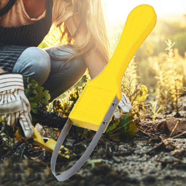 Hand Loop Weeder Manual Cut Weed Roots Metal Sharp Blade Weed Remover Yard Accessories