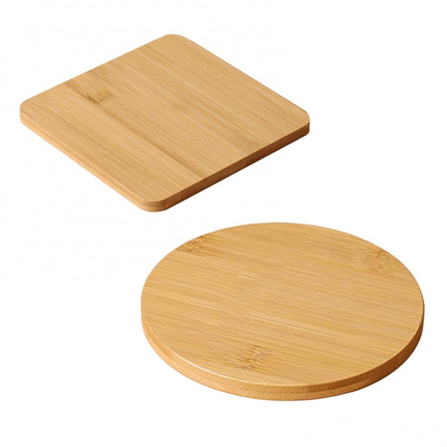 Wooden Coaster Heat-resistant Durable Polished Portable Flexible Anti-scalding Easy to Clean Hot Beverage Coffee Drinking Cup Pad Desktop Decor