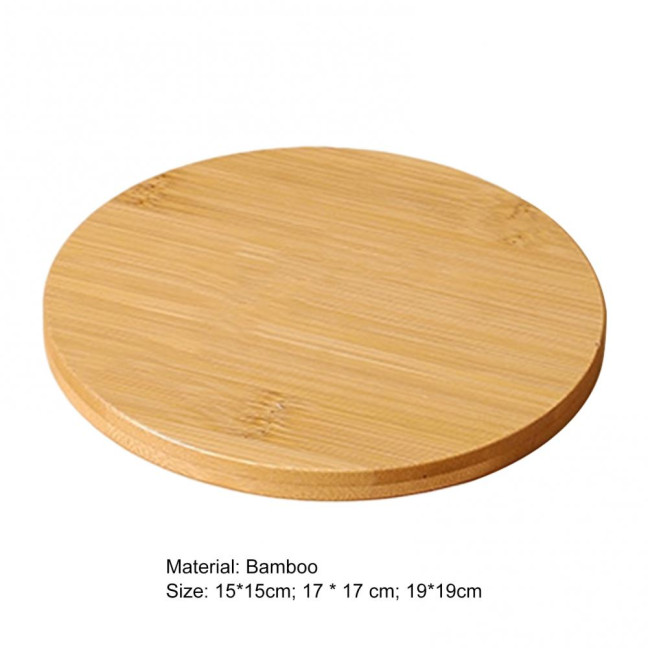 Wooden Coaster Heat-resistant Durable Polished Portable Flexible Anti-scalding Easy to Clean Hot Beverage Coffee Drinking Cup Pad Desktop Decor