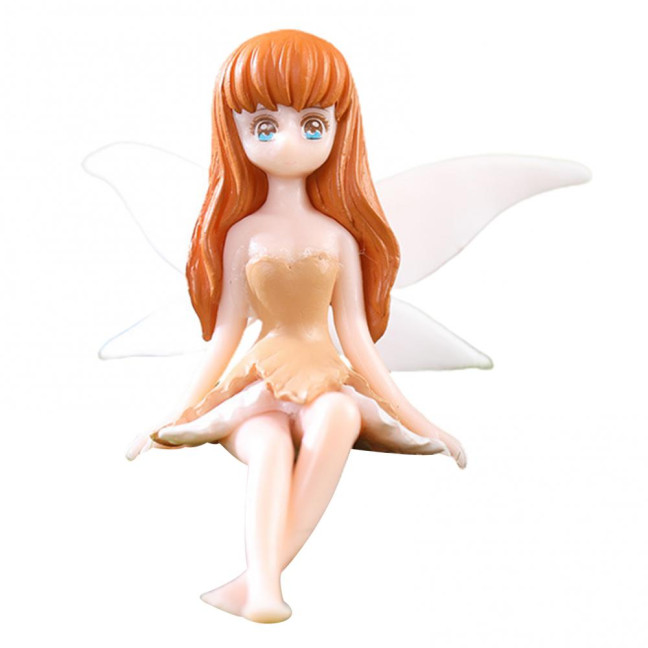 Childlike Fairy Statue Handmade Delicate Creative Sweet Add Romantic Fairy Girl Figurine Home Decor