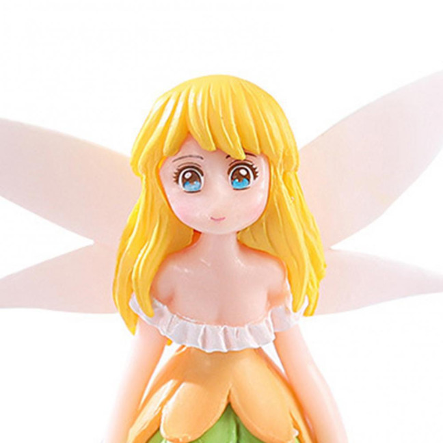 Childlike Fairy Statue Handmade Delicate Creative Sweet Add Romantic Fairy Girl Figurine Home Decor
