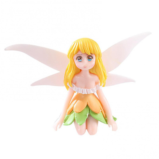 Childlike Fairy Statue Handmade Delicate Creative Sweet Add Romantic Fairy Girl Figurine Home Decor