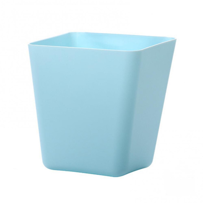 Hanging Basket Hook Design Easy Hanging Large Capacity Moisture-proof Wide Mouth Storage Plastic Space Saving Storage Bucket for Bedroom