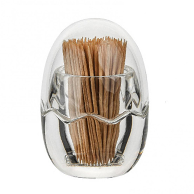 Thicken Toothpick Holder Cotton Swab Box Acrylic Home Use Table Small Transparent Toothpick Canister for Dining Room