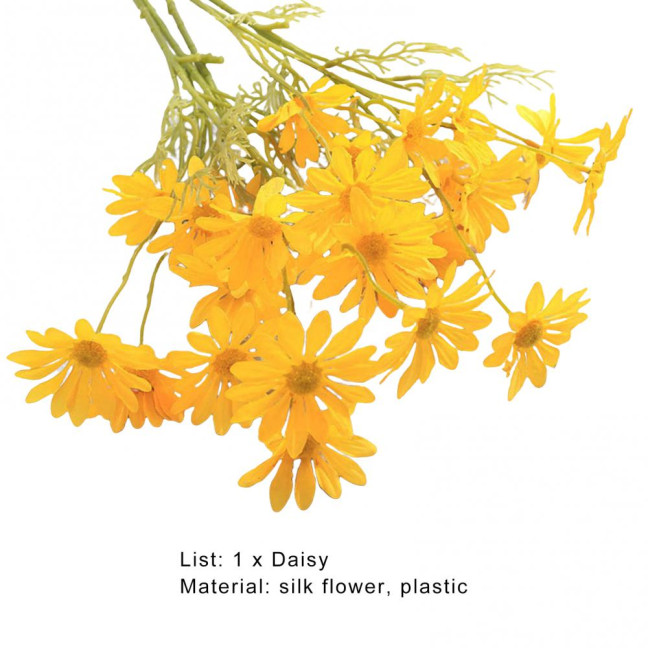 5 Heads Artificial Flower UV Resistant Silk Colorful Fake Flower Decor Handcraft Flower Model Wild Floral Arrangements Home Decor 5 Heads Artificial Flower UV Resistant Silk Colorful Fake Flower Decor Handcraft Flower Model Wild Floral Arrangements Home Decor