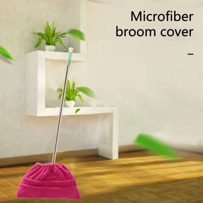 Mop Cover Super Soft Universal Highly Absorbent Fade-Resistant Wide Application Remove Dust Coral Fleece Quick Dry Mop Cover Cleaning Accessories for Home