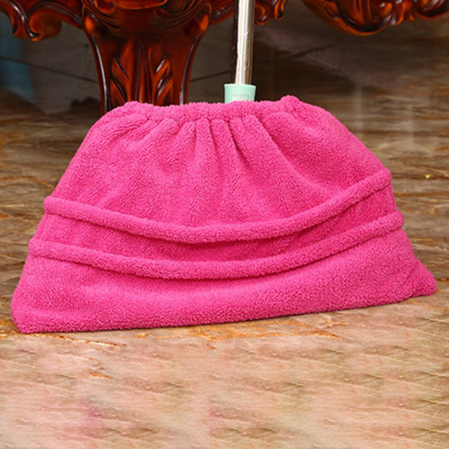 Mop Cover Super Soft Universal Highly Absorbent Fade-Resistant Wide Application Remove Dust Coral Fleece Quick Dry Mop Cover Cleaning Accessories for Home