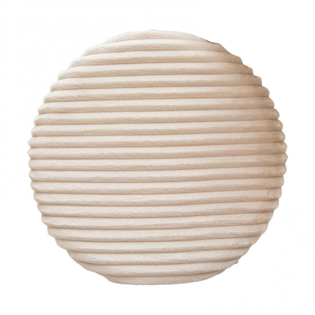 Seat Cushion Cover Soft Protective Solid Color Round Stool  Chair Seat Flannel Protector Home Decor for Banquet