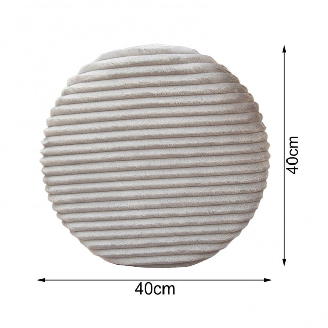 Seat Cushion Cover Soft Protective Solid Color Round Stool  Chair Seat Flannel Protector Home Decor for Banquet