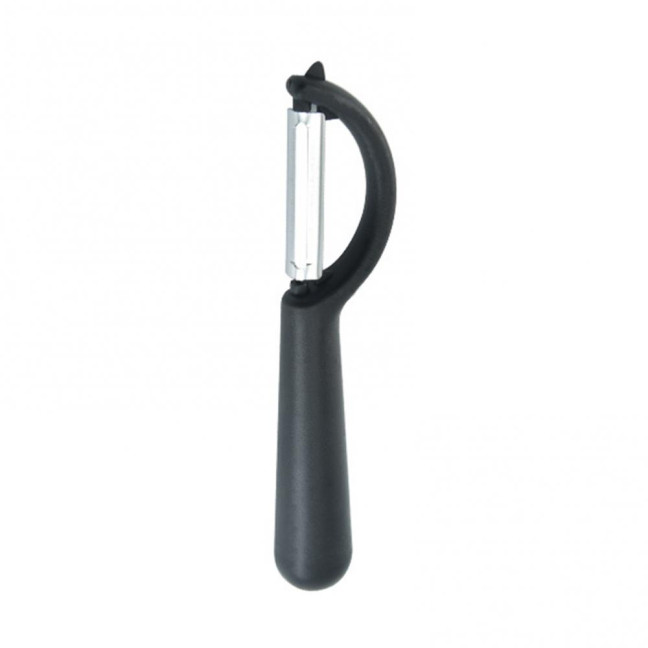 Non-slip Round Handle Comfortable Grip Fruit Peeler Easy to Clean Matte Surface Multi-functional Stainless Steel Sharp Blade Vegetable Peeler for Home