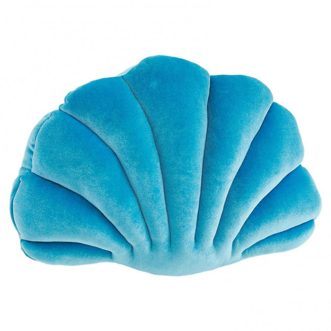 Throw Pillow Non-shedding Tear-Resistant High Elasticity Good Rebound Full Filling Breathable Shell Shape Throw Pillow Doll Home Decor