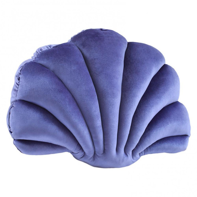 Throw Pillow Non-shedding Tear-Resistant High Elasticity Good Rebound Full Filling Breathable Shell Shape Throw Pillow Doll Home Decor