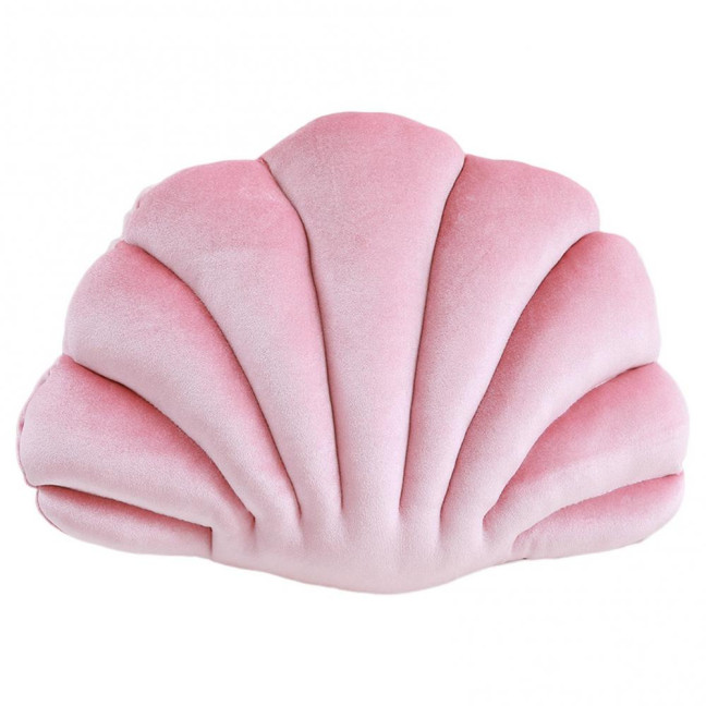Throw Pillow Non-shedding Tear-Resistant High Elasticity Good Rebound Full Filling Breathable Shell Shape Throw Pillow Doll Home Decor
