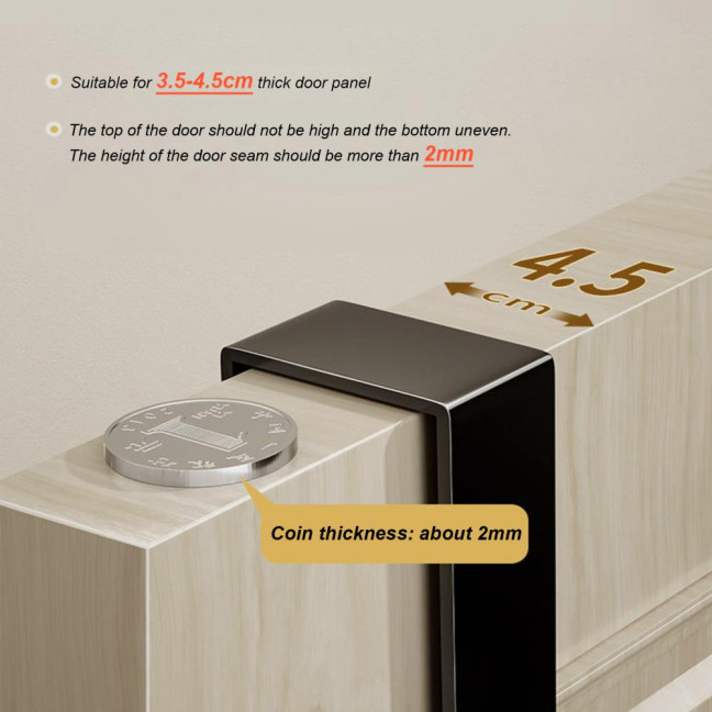 Over Door Hook with 5/6/7 Hooks Punch Free Removable Heavy Duty Carbon Steel Door Back Mount Hanging Coat Towel Bag Hat Scarf Organizer Rack Hanger Home Supplies