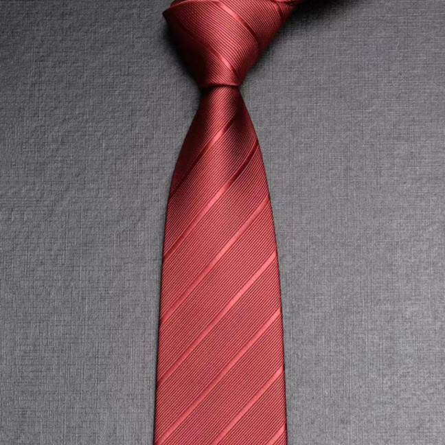 Men Tie Business Tie Work Formal Occasion Stripe Silky Smooth Anti-wrinkle Adjustable Lightweight Clothes Matching Party Wedding Necktie 