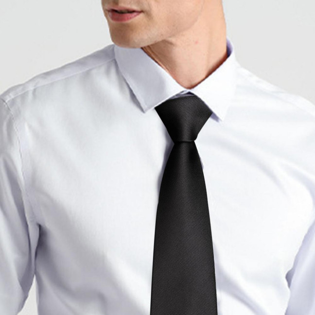 Men Tie Business Tie Work Formal Occasion Stripe Silky Smooth Anti-wrinkle Adjustable Lightweight Clothes Matching Party Wedding Necktie 