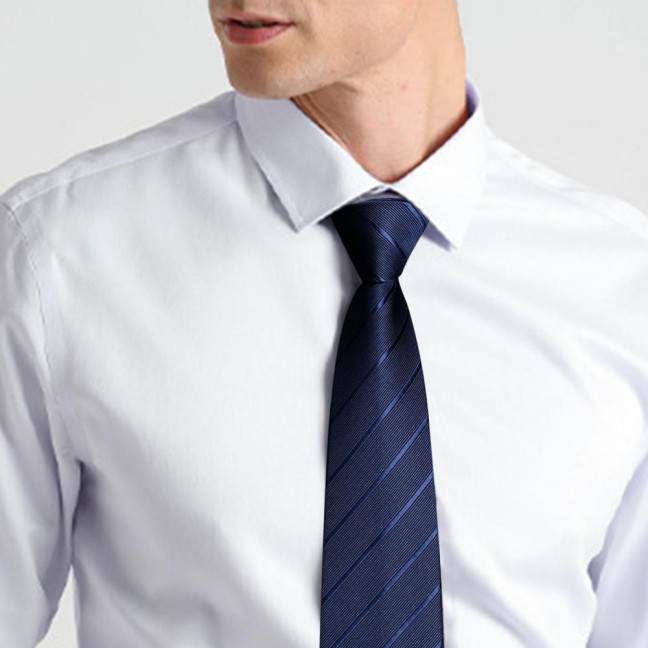 Men Tie Business Tie Work Formal Occasion Stripe Silky Smooth Anti-wrinkle Adjustable Lightweight Clothes Matching Party Wedding Necktie 