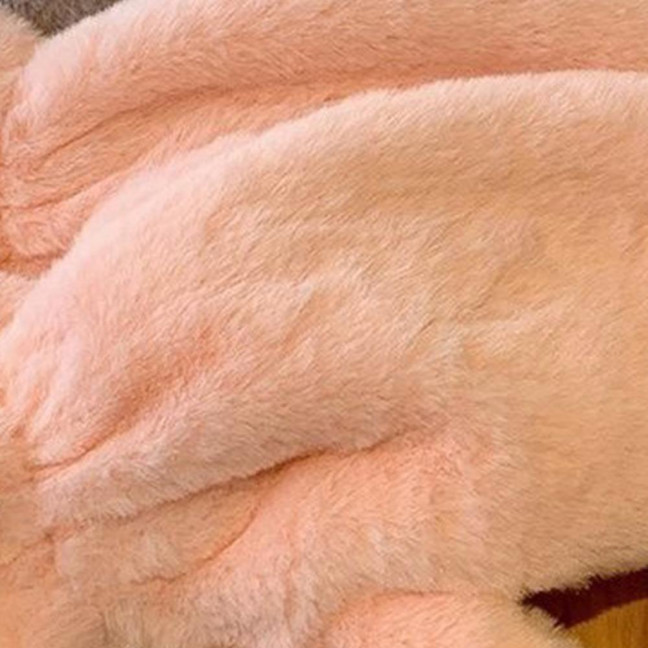 1 Pair Ladies Winter Mittens Thickened Soft Plush Solid Color Cozy Anti-slip Elastic Windproof Heat Retention Warm Lady Outdoor Gloves 