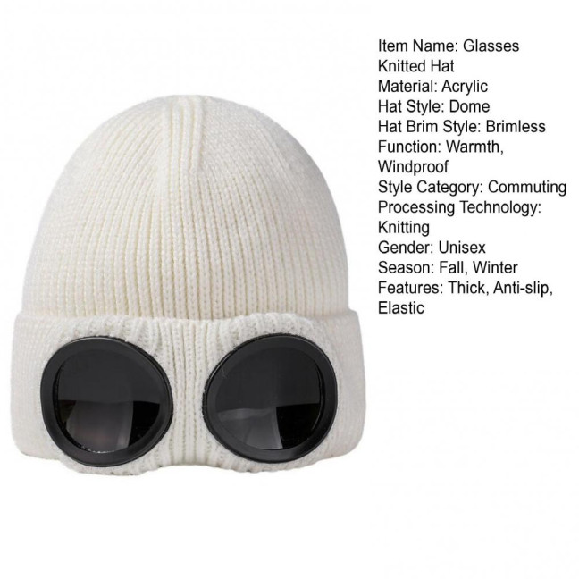 Glasses Knitted Hat Unisex Bomber Hat Solid Color Elastic Soft Warm Anti-slip Regular Fit Ear Protection Windproof Decorative Winter Beanie Headwear Glasses Knitted Hat Unisex Bomber Hat Solid Color Elastic Soft Warm Anti-slip Regular Fit Ear Protection Windproof Decorative Winter Beanie Headwear