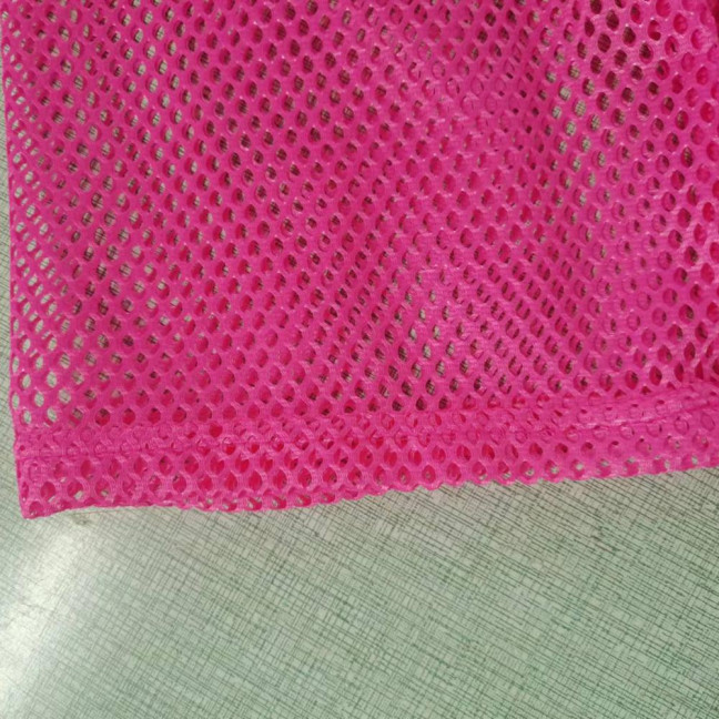 Women Fishnet T-Shirt Hollow Out Solid Color Loose Round Neck Three Quarter Sleeve Pullover See-through Nightclub Party Dance Top Women Fishnet T-Shirt Hollow Out Solid Color Loose Round Neck Three Quarter Sleeve Pullover See-through Nightclub Party Dance Top