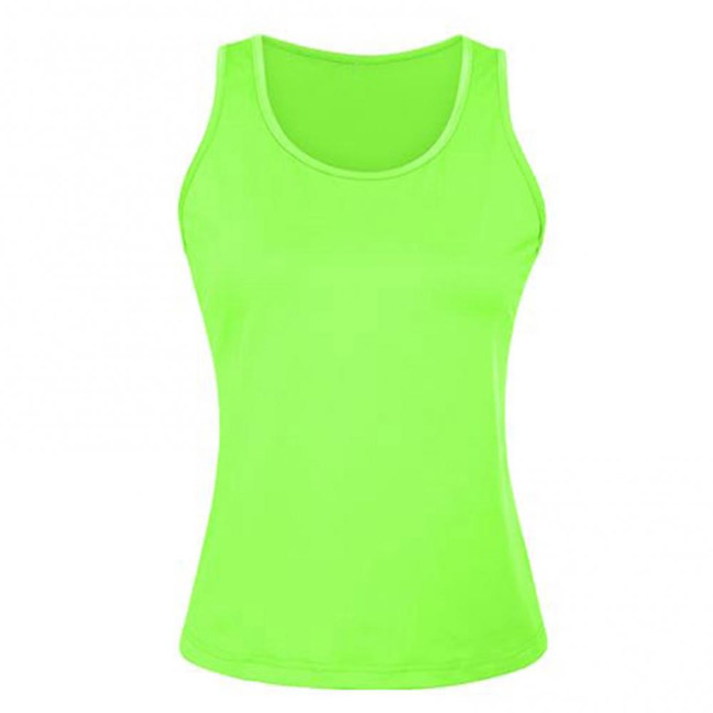 2Pcs/Set Women Mesh Top Vest Set Bright Color O-Neck Short Sleeve Mesh Cropped Tops Racerback Pullover Vest Set 2Pcs/Set Women Mesh Top Vest Set Bright Color O-Neck Short Sleeve Mesh Cropped Tops Racerback Pullover Vest Set