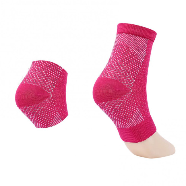 1 Pair Unisex Compression Ankle Cuffs Mid-tube High Elasticity Open-toe Socks Neuropathy Ankle Sleeves Sport Ankle Support for Unrestricted Movement And Improved Circulation