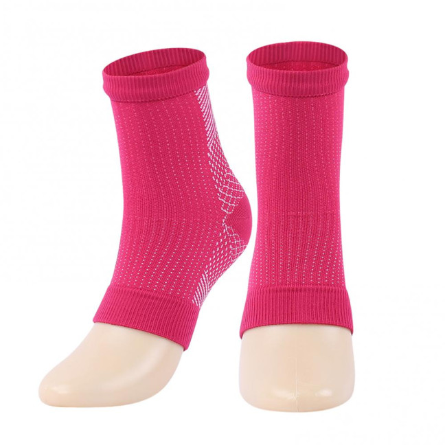 1 Pair Unisex Compression Ankle Cuffs Mid-tube High Elasticity Open-toe Socks Neuropathy Ankle Sleeves Sport Ankle Support for Unrestricted Movement And Improved Circulation
