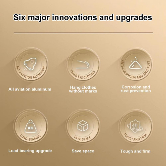 Clothes Hanger Max Load Bearing Anti-rust Aluminum Alloy Smooth Windproof Smooth Non-Slip Suit Coat Hanger Clothing Driying Rack Wardrobe Organizer